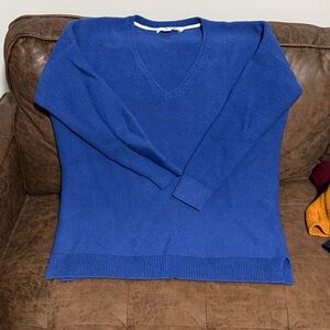 Boden Royal Blue V-Neck Sweater